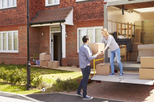 Accessible removal services content shown for Battersea users