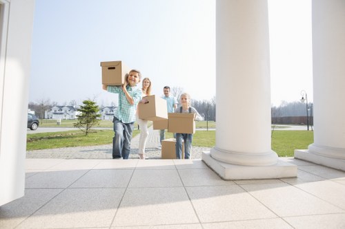 Careful handling of furniture during a Battersea home removal