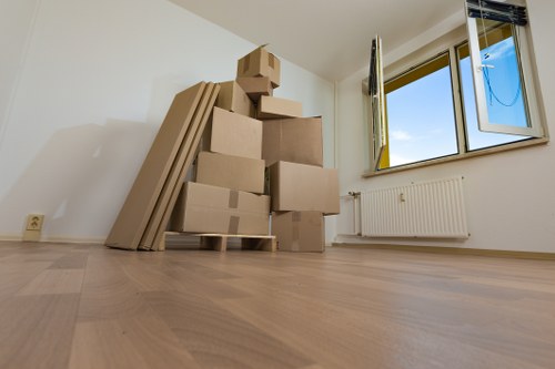 Local movers handling office relocation in Battersea