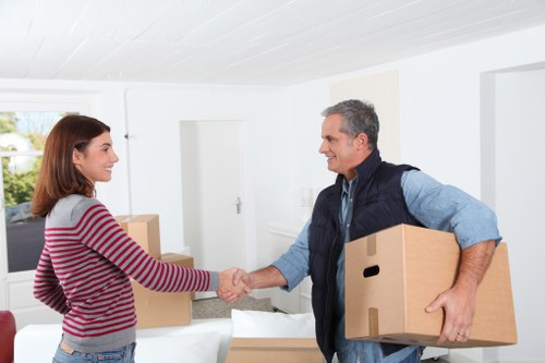 Packing and loading services during a professional removal job