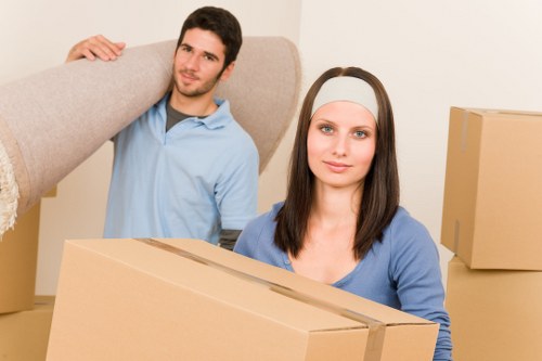 Van service for loading and unloading in Battersea