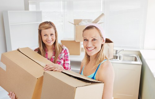 Man and van service helping with household items and boxes