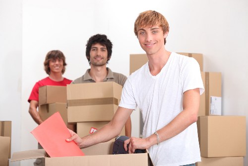 Removal van for residential and business moves in Battersea