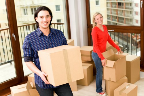 Local removal team handling a Battersea property move